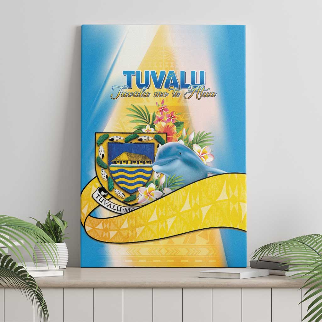 Tuvalu Independence Day Canvas Wall Art Tuvalu Mo Te Atua LT05 - Polynesian Pride