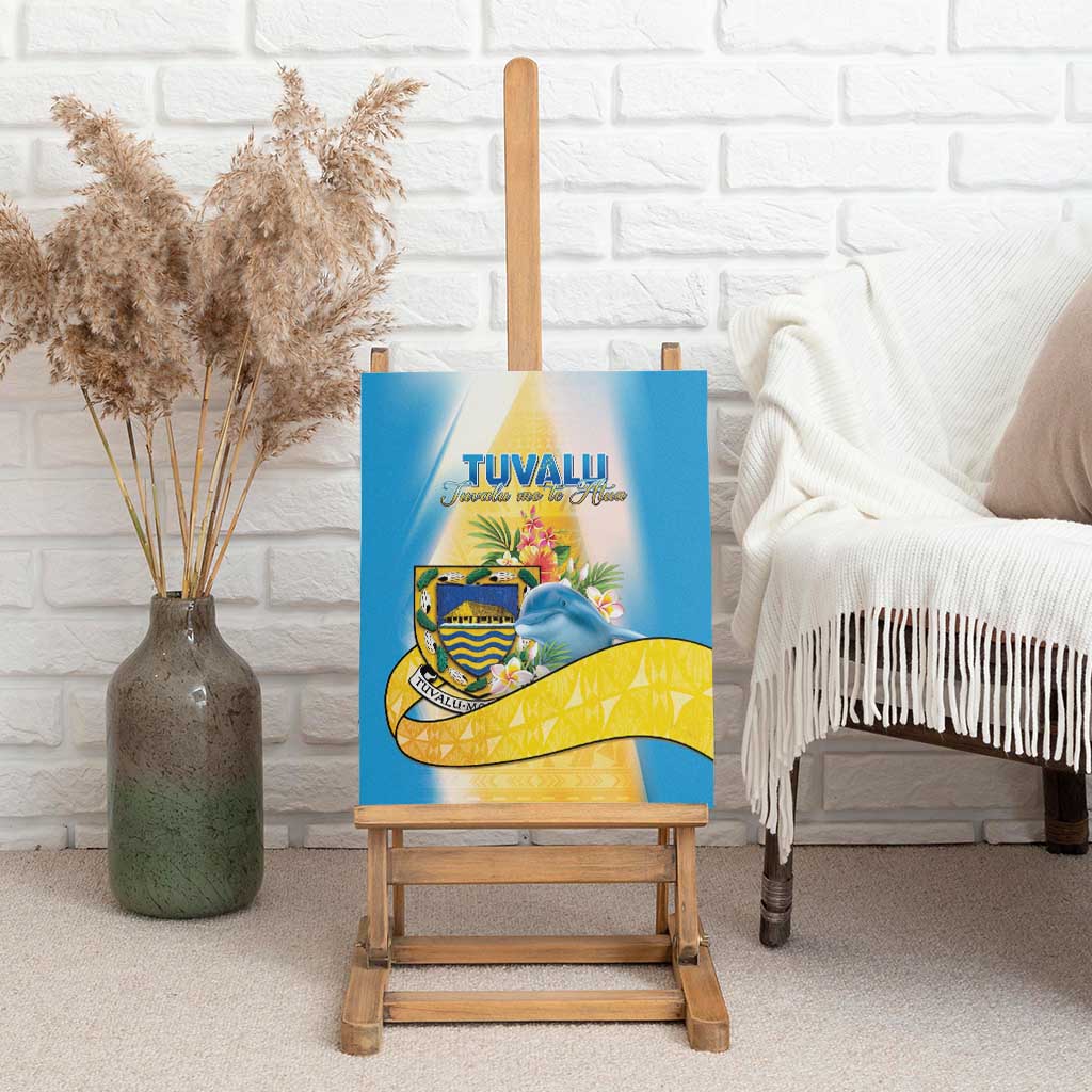 Tuvalu Independence Day Canvas Wall Art Tuvalu Mo Te Atua LT05 - Polynesian Pride