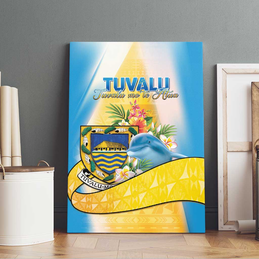 Tuvalu Independence Day Canvas Wall Art Tuvalu Mo Te Atua LT05 - Polynesian Pride