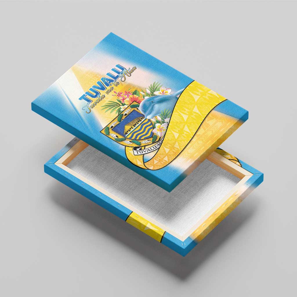 Tuvalu Independence Day Canvas Wall Art Tuvalu Mo Te Atua LT05 - Polynesian Pride