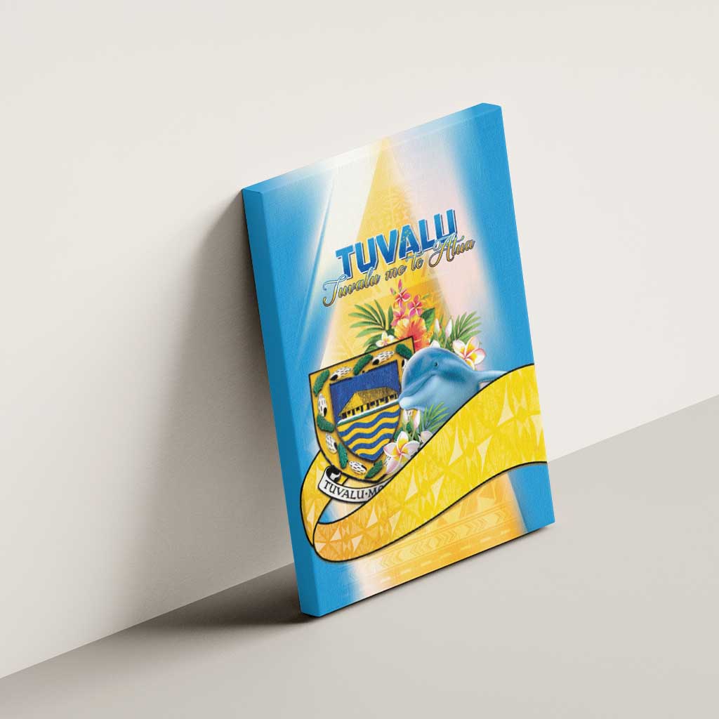 Tuvalu Independence Day Canvas Wall Art Tuvalu Mo Te Atua LT05 - Polynesian Pride