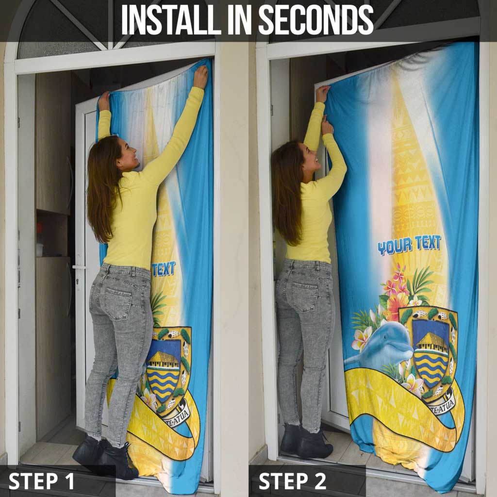Tuvalu Independence Day Door Cover Tuvalu Mo Te Atua - Polynesian Pride