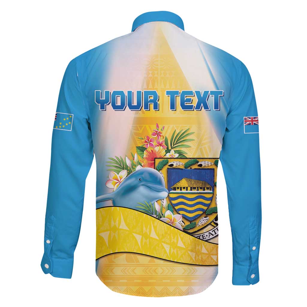 Personalised Tuvalu Independence Day Family Matching Off Shoulder Maxi Dress and Hawaiian Shirt Tuvalu Mo Te Atua - Polynesian Pride