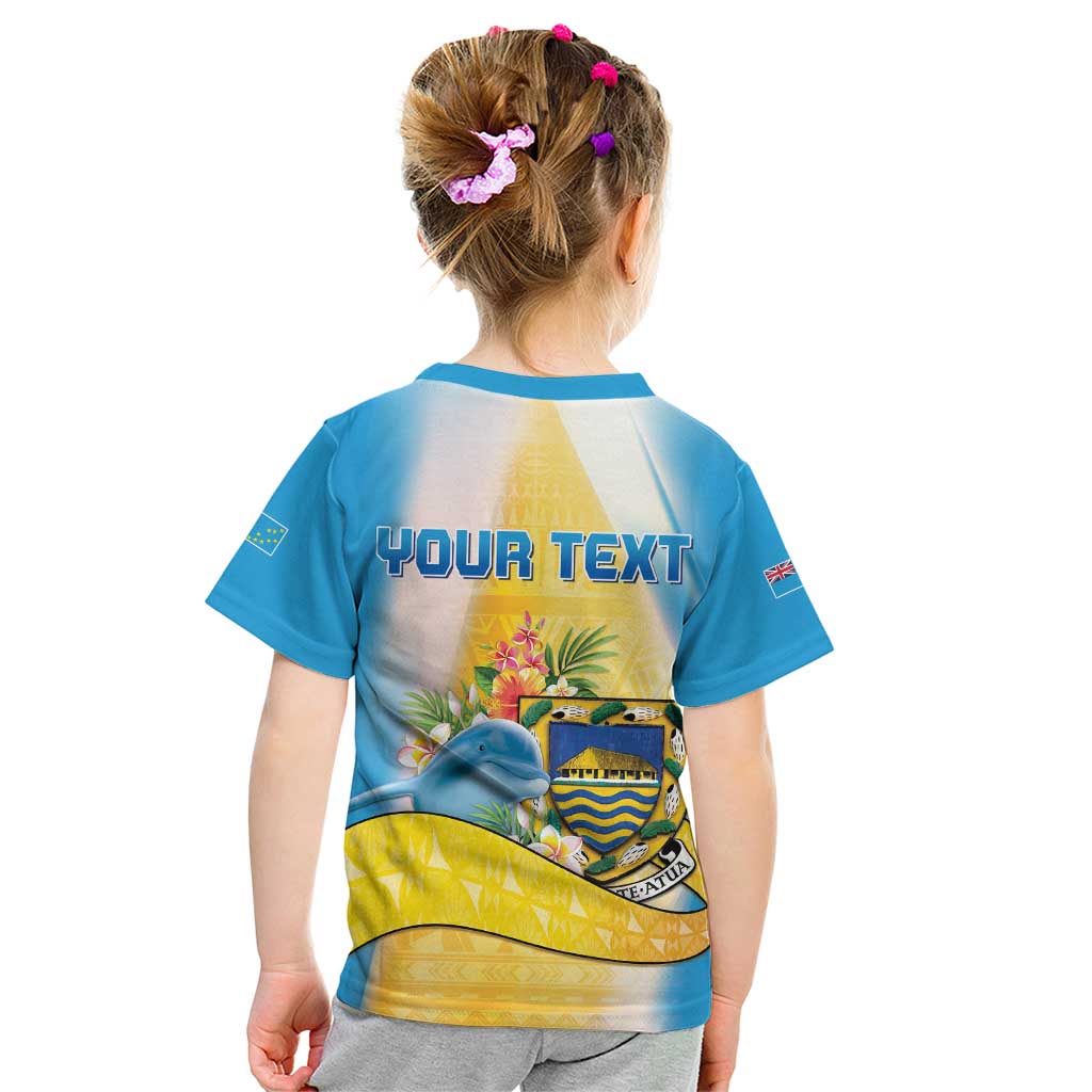 Personalised Tuvalu Independence Day Kid T Shirt Tuvalu Mo Te Atua LT05 - Polynesian Pride