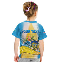 Personalised Tuvalu Independence Day Kid T Shirt Tuvalu Mo Te Atua LT05 - Polynesian Pride