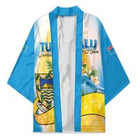 Personalised Tuvalu Independence Day Kimono Tuvalu Mo Te Atua LT05 Unisex Yellow - Polynesian Pride