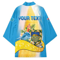 Personalised Tuvalu Independence Day Kimono Tuvalu Mo Te Atua LT05 - Polynesian Pride