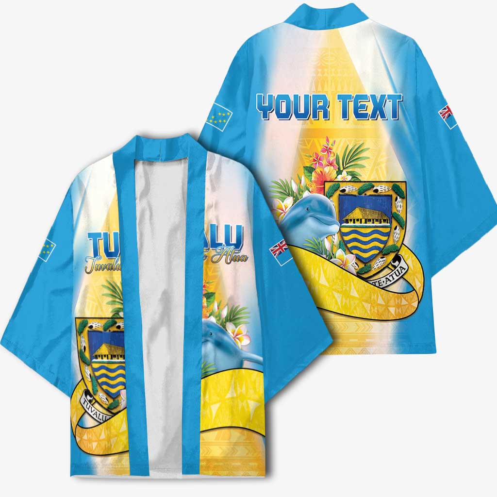 Personalised Tuvalu Independence Day Kimono Tuvalu Mo Te Atua LT05 - Polynesian Pride