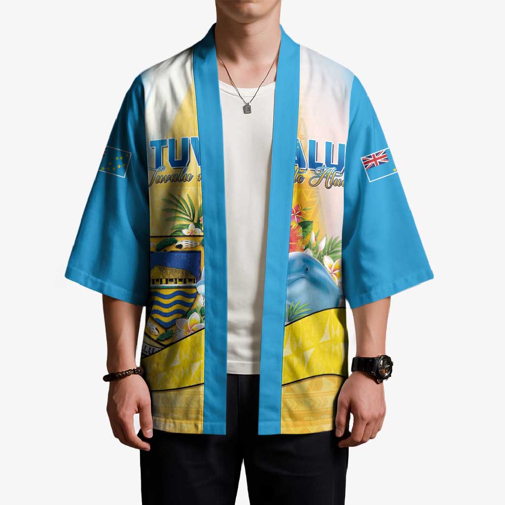 Personalised Tuvalu Independence Day Kimono Tuvalu Mo Te Atua LT05 - Polynesian Pride