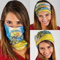Tuvalu Independence Day Neck Gaiter Tuvalu Mo Te Atua LT05 - Polynesian Pride