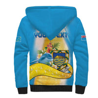 Personalised Tuvalu Independence Day Sherpa Hoodie Tuvalu Mo Te Atua LT05 - Polynesian Pride