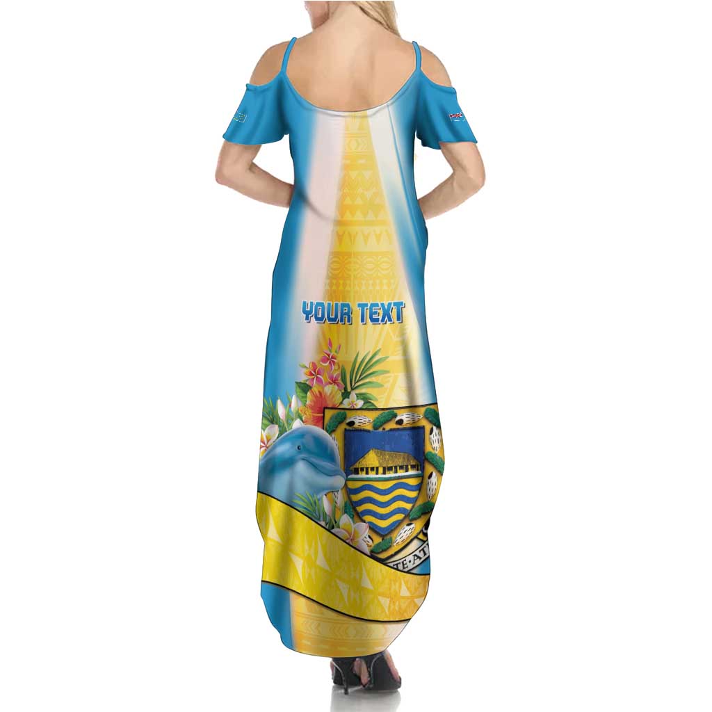 Personalised Tuvalu Independence Day Summer Maxi Dress Tuvalu Mo Te Atua LT05 - Polynesian Pride