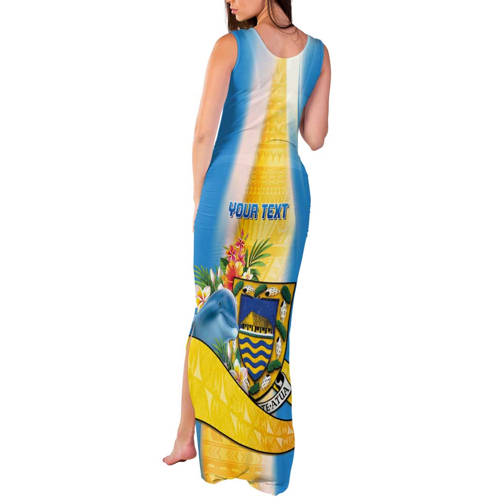 Personalised Tuvalu Independence Day Tank Maxi Dress Tuvalu Mo Te Atua LT05 - Polynesian Pride