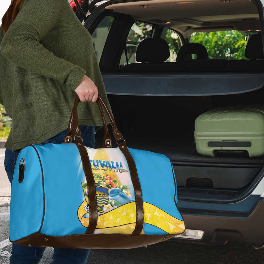 Tuvalu Independence Day Travel Bag Tuvalu Mo Te Atua - Polynesian Pride