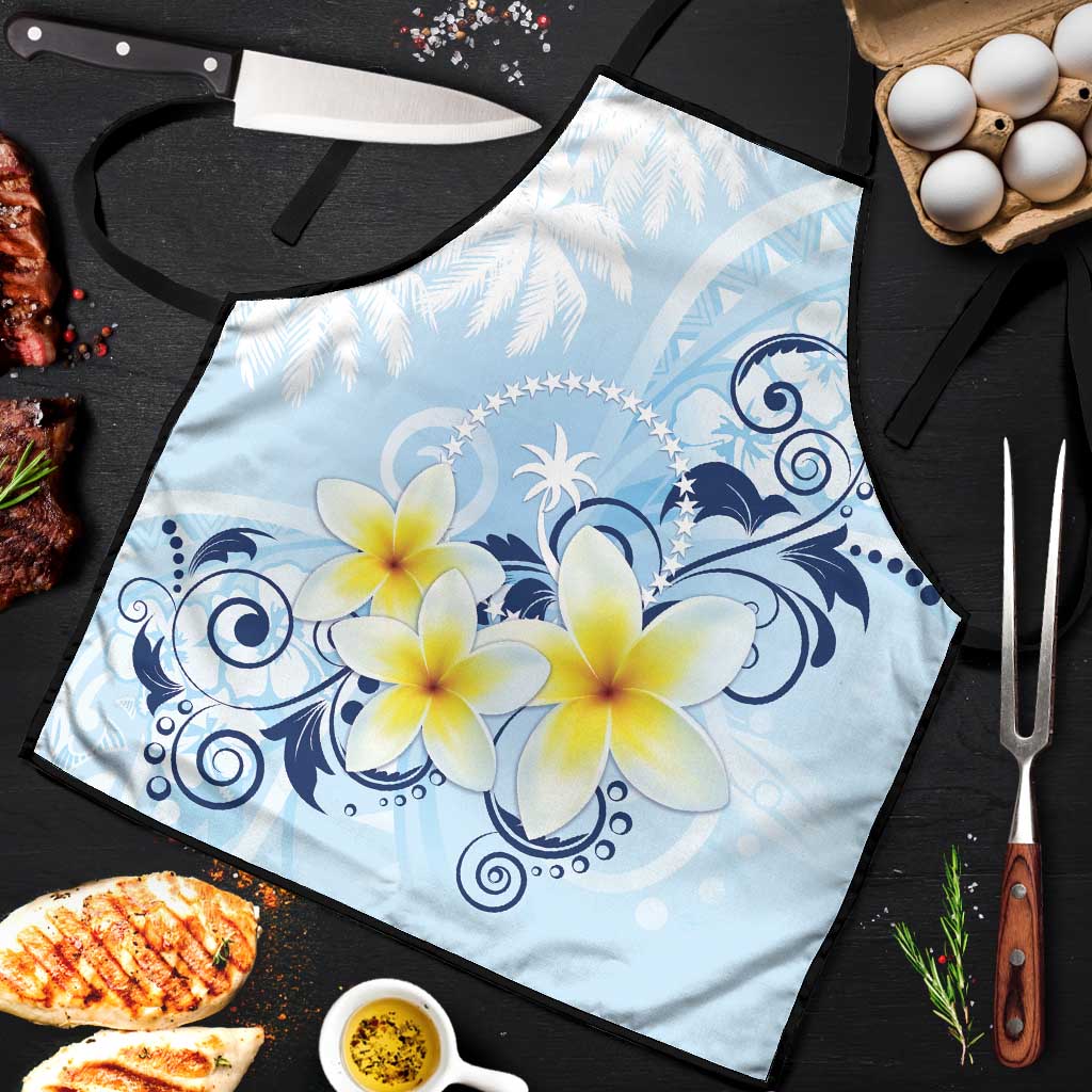 FSM Chuuk Constitution Day Apron Polynesian Curves Plumeria - Polynesian Pride