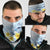 FSM Chuuk Constitution Day Neck Gaiter Polynesian Curves Plumeria - Polynesian Pride