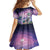 Happy Hulaween Kid Short Sleeve Dress Mahaloween Skeleton Dancing