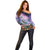 Happy Hulaween Off Shoulder Sweater Mahaloween Skeleton Dancing