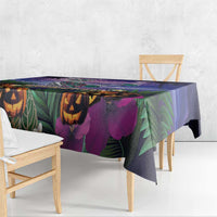 Happy Hulaween Tablecloth Mahaloween Skeleton Dancing LT05 - Polynesian Pride
