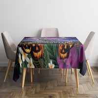 Happy Hulaween Tablecloth Mahaloween Skeleton Dancing LT05 - Polynesian Pride
