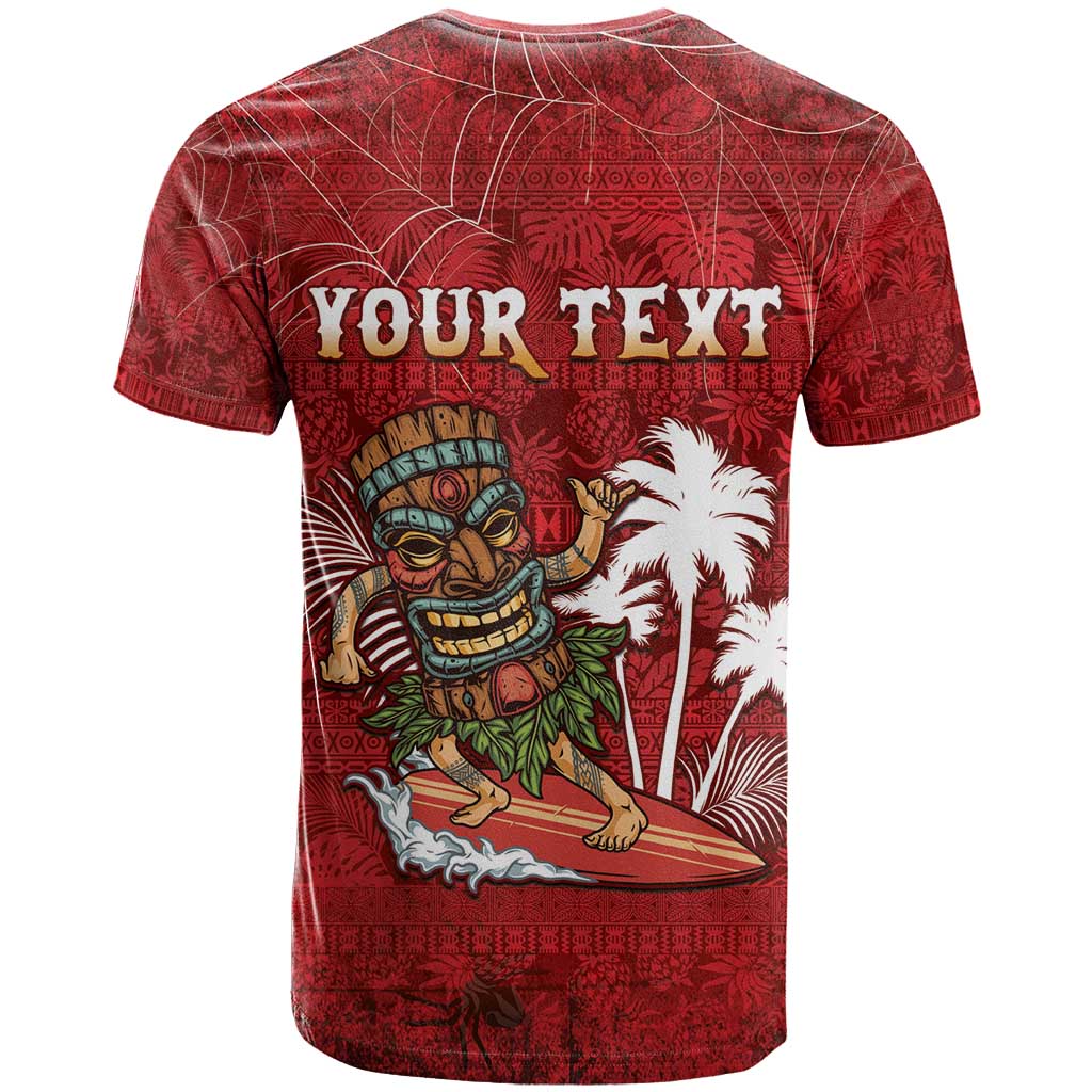 Personalised Aloha Halloween T Shirt Skeleton Surfing LT05 - Polynesian Pride