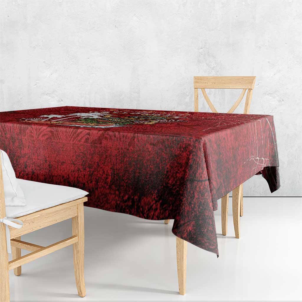 Aloha Halloween Tablecloth Skeleton Surfing LT05 - Polynesian Pride