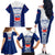 Custom Samoa Rugby Family Matching Off Shoulder Long Sleeve Dress and Hawaiian Shirt 2023 Pacific Championships Polynesian Pattern LT05 - Polynesian Pride