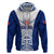 Custom Samoa Rugby Hoodie 2023 Pacific Championships Polynesian Pattern LT05 Zip Hoodie Blue - Polynesian Pride