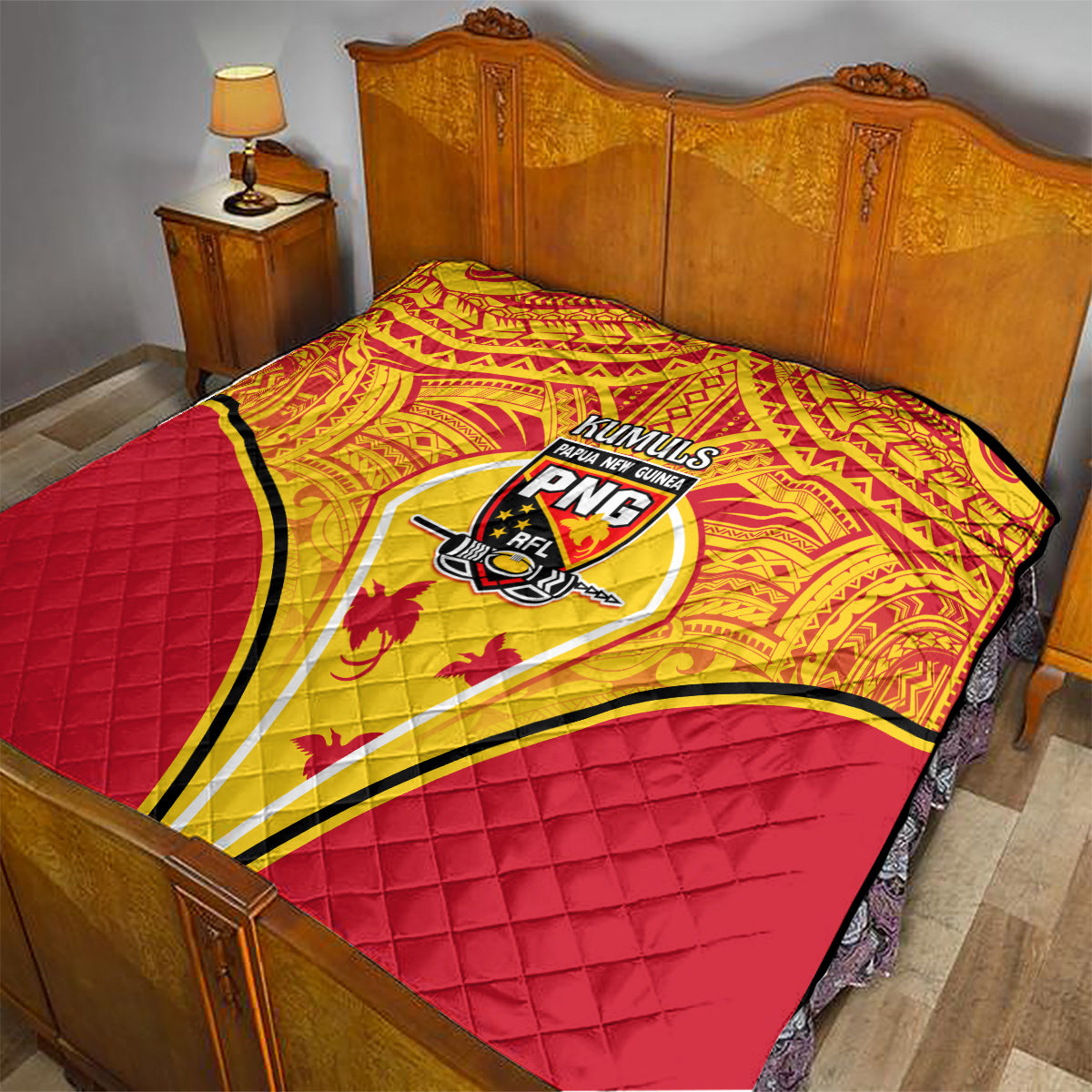 Papua New Guinea Rugby Quilt 2023 Pacific Championships The Kumuls LT05 - Polynesian Pride