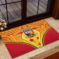 Papua New Guinea Rugby Rubber Doormat 2023 Pacific Championships The Kumuls LT05 - Polynesian Pride