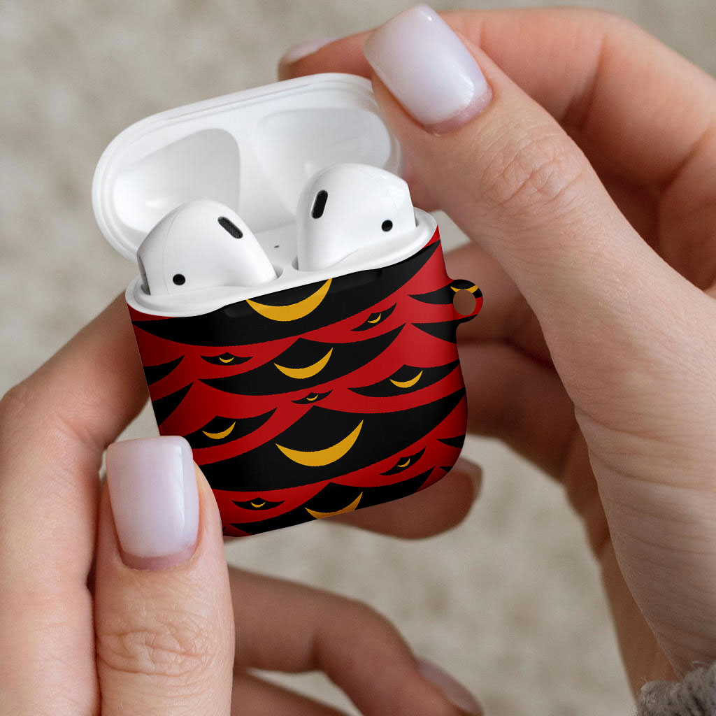 Hawaii Ahu Ula Inspired AirPods Case Red Version LT05 - Polynesian Pride