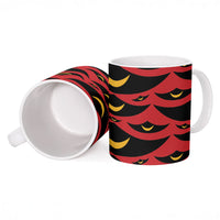 Hawaii Ahu Ula Inspired Ceramic Mug Red Version LT05 - Polynesian Pride
