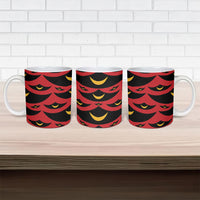 Hawaii Ahu Ula Inspired Ceramic Mug Red Version LT05 - Polynesian Pride