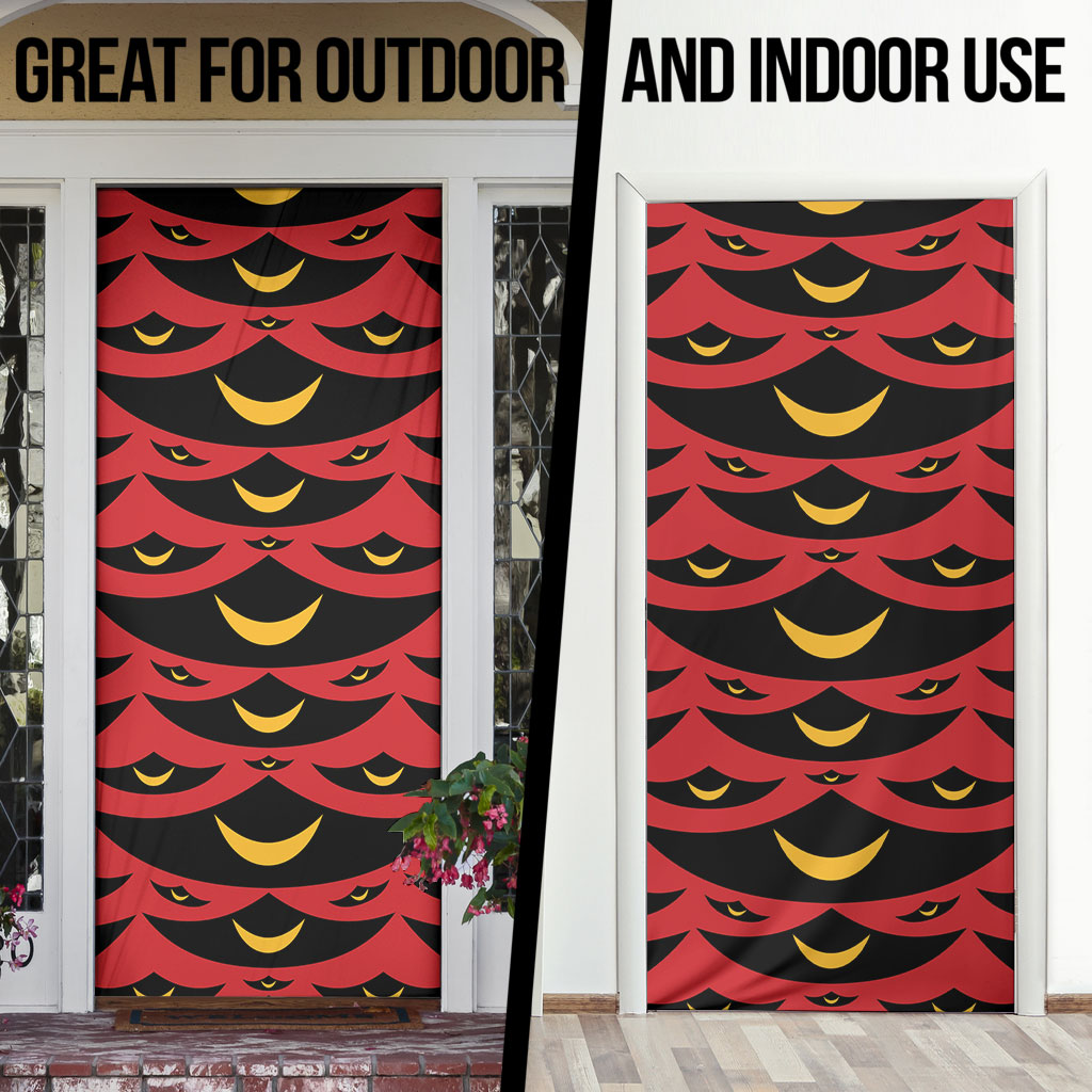 Hawaii Ahu Ula Inspired Door Cover Red Version LT05 - Polynesian Pride