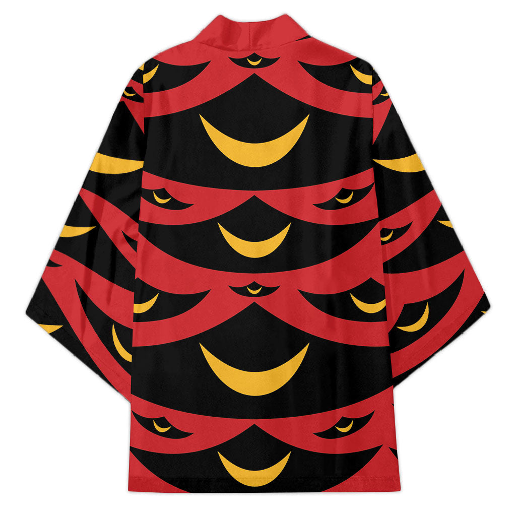 Hawaii Ahu Ula Inspired Kimono Red Version LT05 - Polynesian Pride
