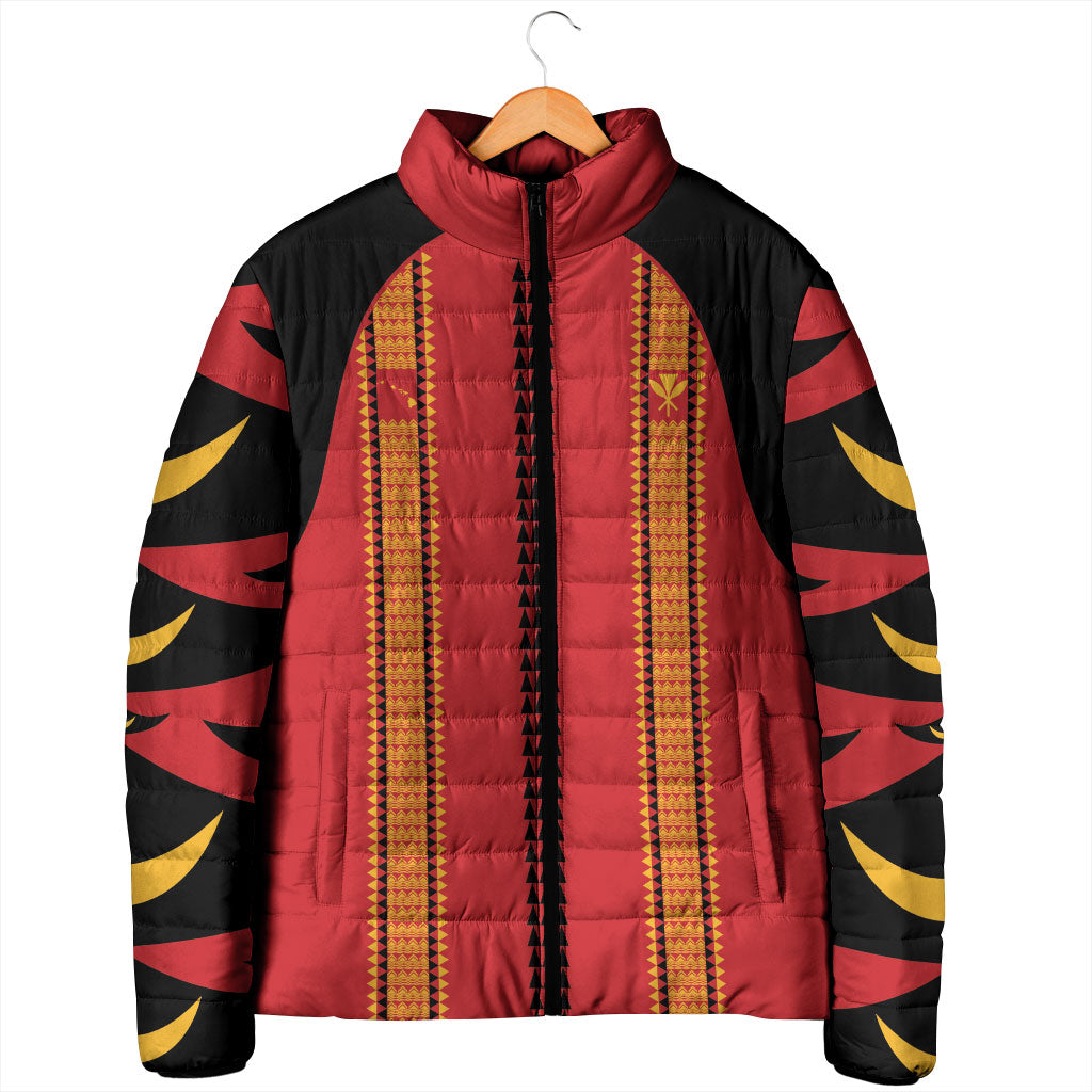 Hawaii Ahu Ula Inspired Padded Jacket Red Version LT05 - Polynesian Pride