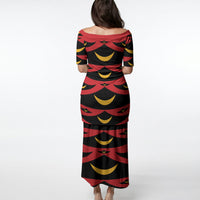 Hawaii Ahu Ula Inspired Puletasi Red Version LT05 - Polynesian Pride