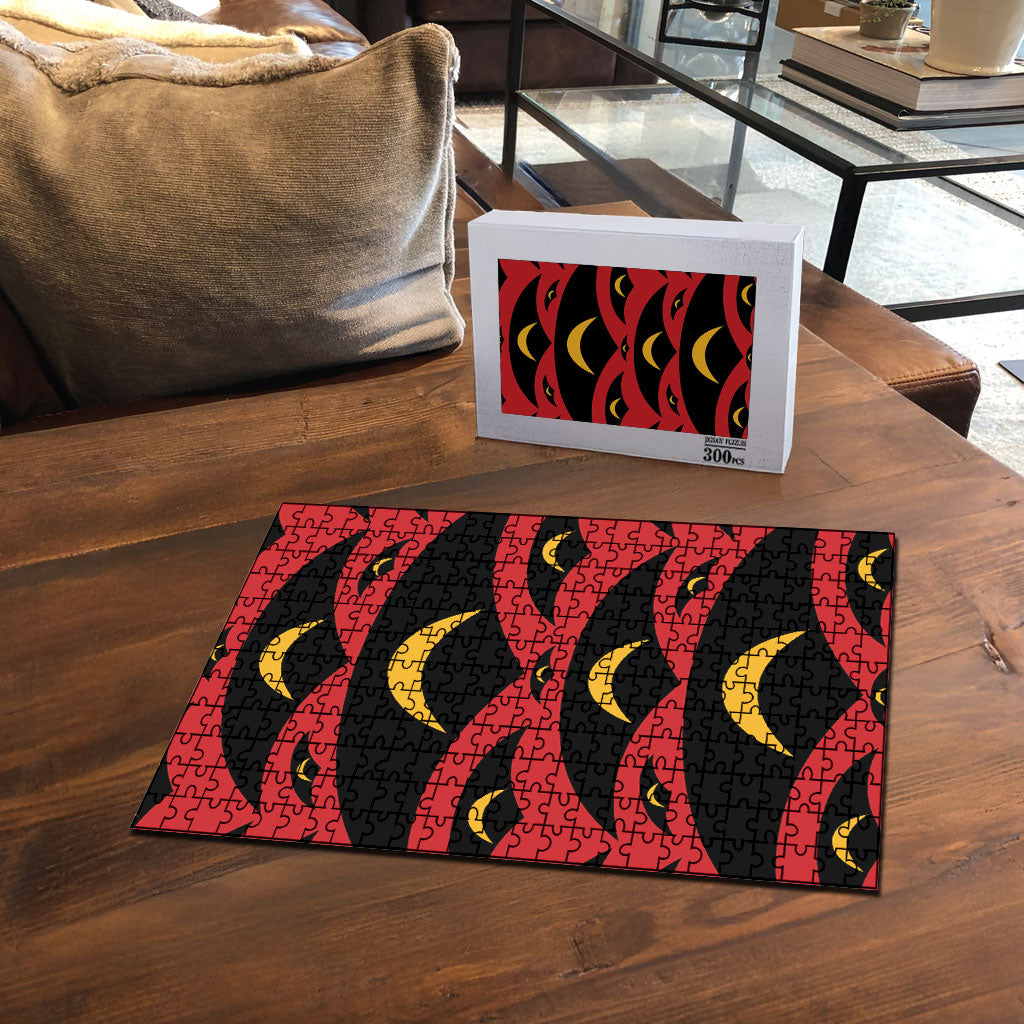 Hawaii Ahu Ula Inspired Puzzle Red Version LT05 - Polynesian Pride