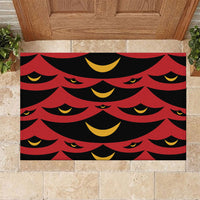 Hawaii Ahu Ula Inspired Rubber Doormat Red Version LT05 Red - Polynesian Pride