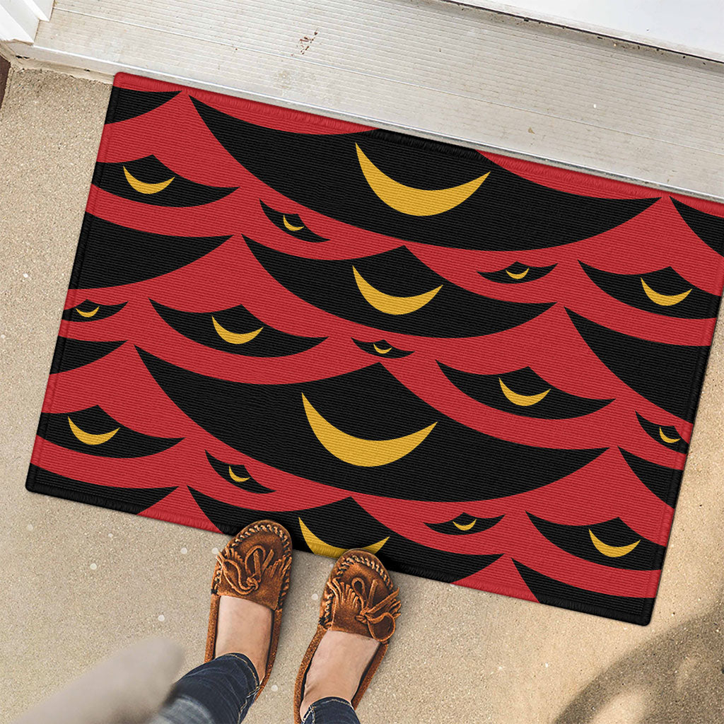Hawaii Ahu Ula Inspired Rubber Doormat Red Version LT05 - Polynesian Pride