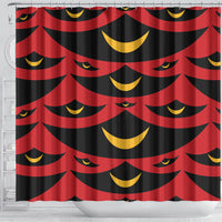 Hawaii Ahu Ula Inspired Shower Curtain Red Version LT05 - Polynesian Pride