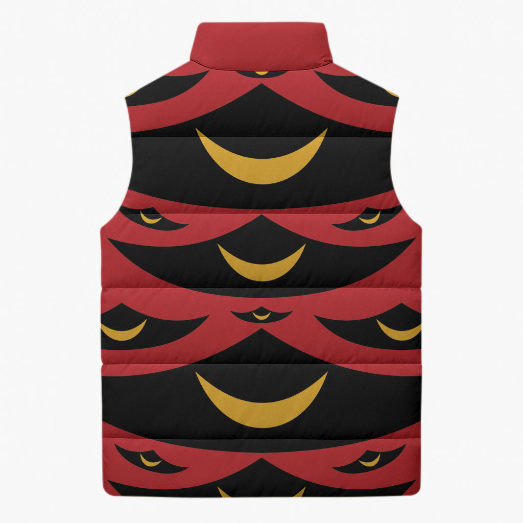 Hawaii Ahu Ula Inspired Sleeveless Puffer Jacket Red Version LT05 - Polynesian Pride