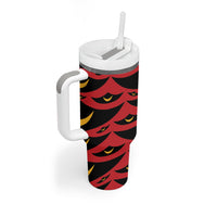 Hawaii Ahu Ula Inspired Tumbler With Handle Red Version LT05 - Polynesian Pride