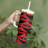 Hawaii Ahu Ula Inspired Tumbler With Handle Red Version LT05 - Polynesian Pride