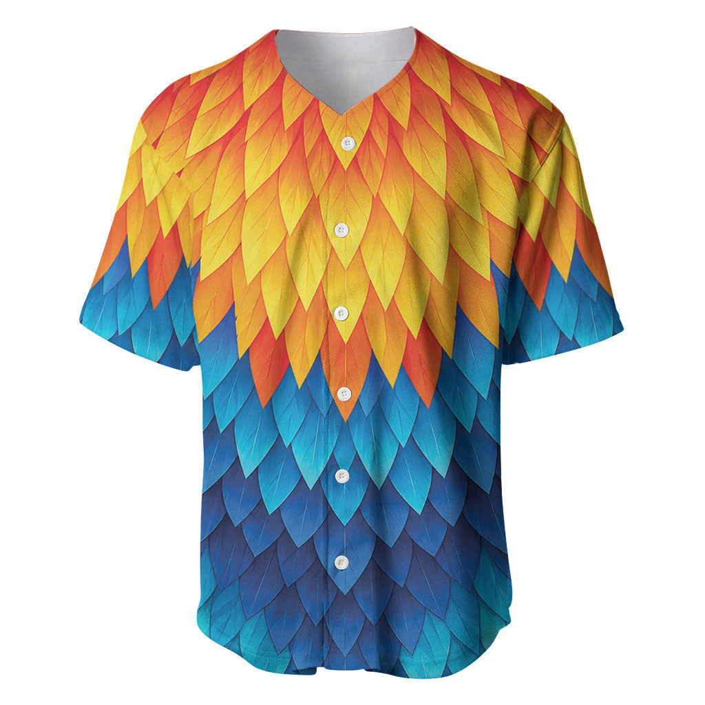 Polynesia Colorful Rooster Costume Baseball Jersey