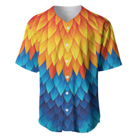 Polynesia Colorful Rooster Costume Baseball Jersey