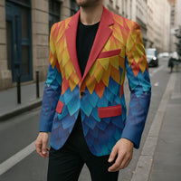 Polynesia Colorful Rooster Costume Blazer