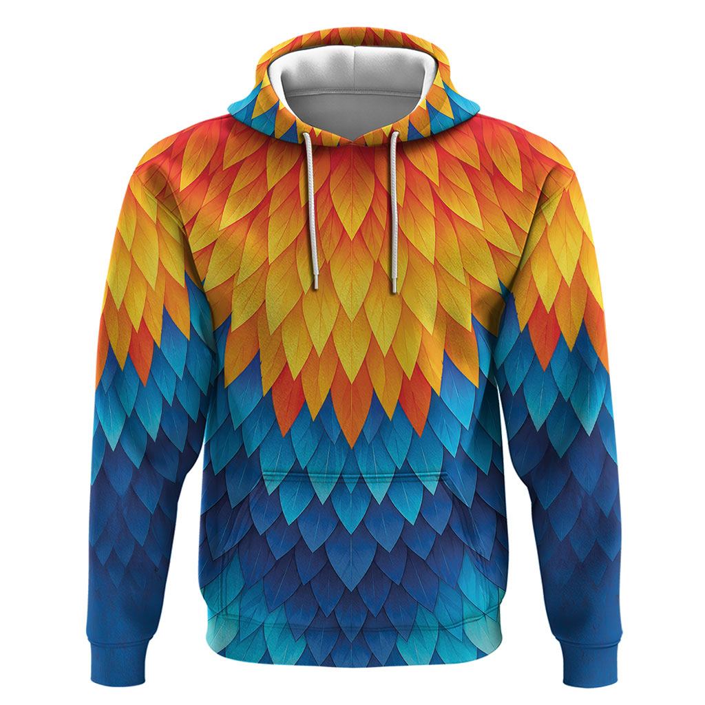 Polynesia Colorful Rooster Costume Hoodie