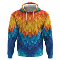 Polynesia Colorful Rooster Costume Hoodie