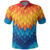Polynesia Colorful Rooster Costume Polo Shirt LT05 Multicolor - Polynesian Pride